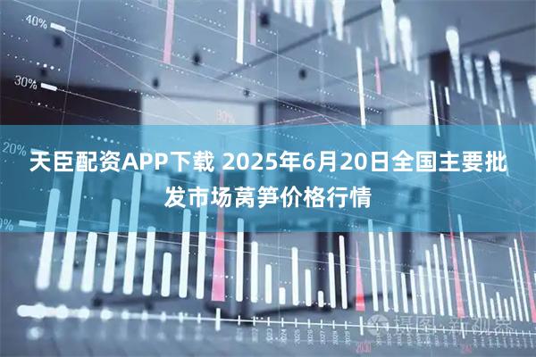 天臣配资APP下载 2025年6月20日全国主要批发市场莴笋价格行情