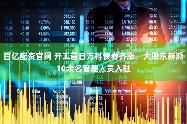 百亿配资官网 开工首日万科债券齐涨，大股东新派10余名管理人员入驻
